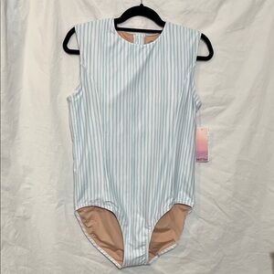 Mott50 Women's Michaela One-Piece Swimsuit Stripes Size Large